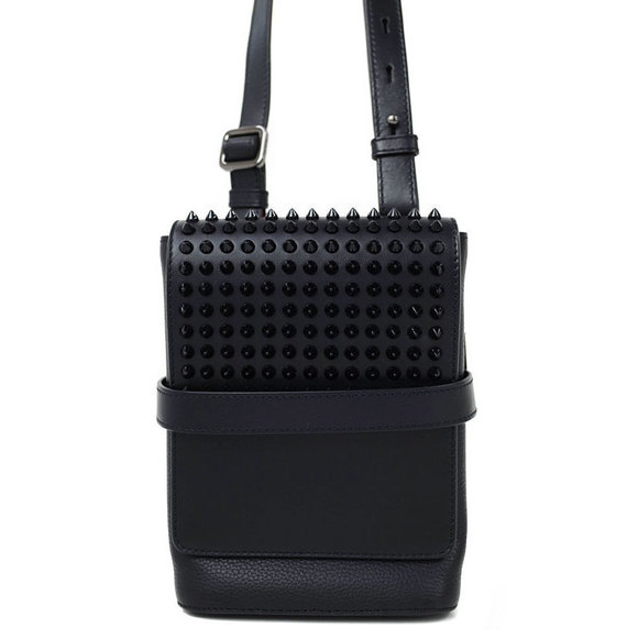 Christian Louboutin Bench Reporter Shoulder Bag Black - Picture 1 of 5